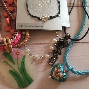 Necklaces & Bracelets Bundle Of 5
